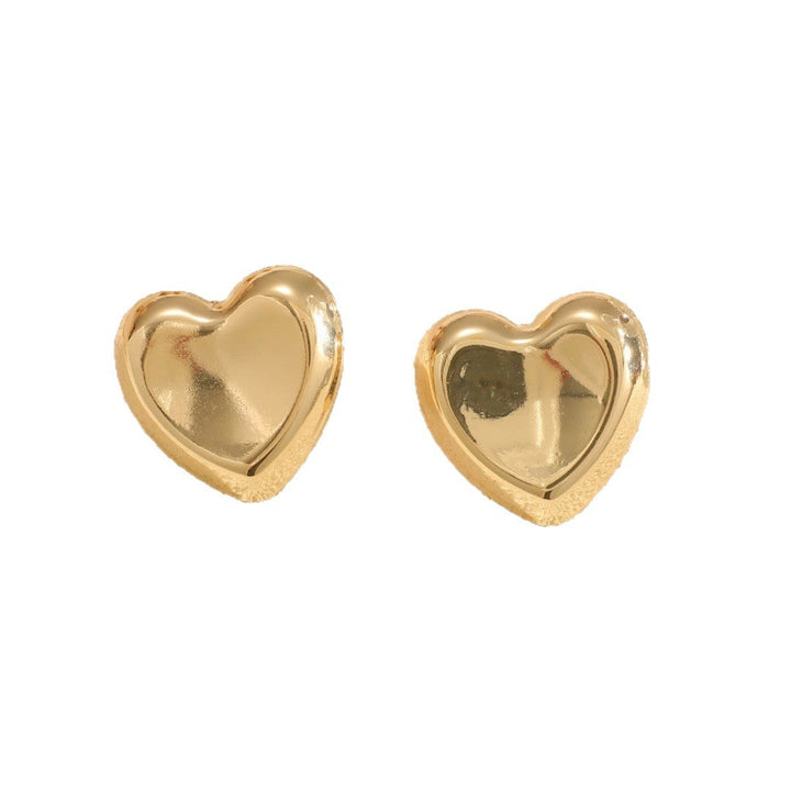 Women's Open Bangle with Elegant Heart Shape Tom Cottons