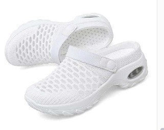 Women's breathable Slip-On sneakers with fashionable mesh design