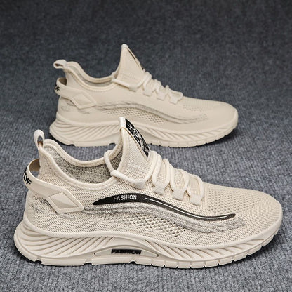 Women's Breathable Leisure Sneakers with Flexible Upper Material and Non-Slip Sole
