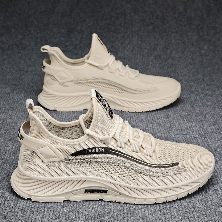 Women's Breathable Leisure Sneakers with Flexible Upper Material and Non-Slip Sole