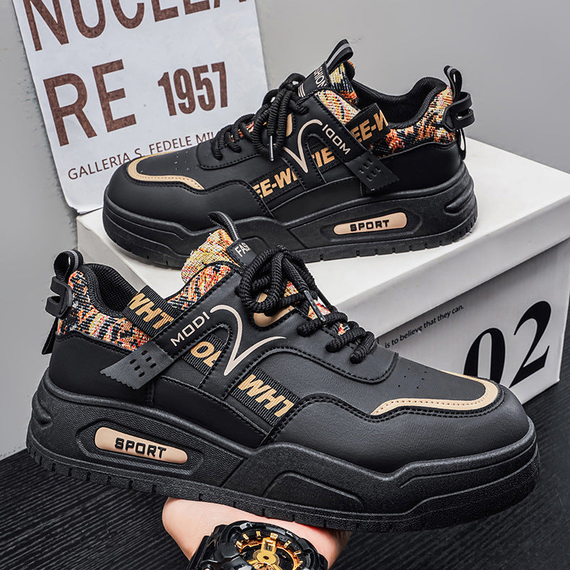 Women's sporty sneakers with fashionable profile and breathable mesh insert