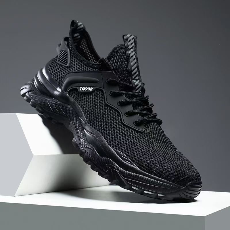 Ladies' sporty mesh sneakers with high wearing comfort