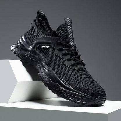 Ladies' sporty mesh sneakers with high wearing comfort