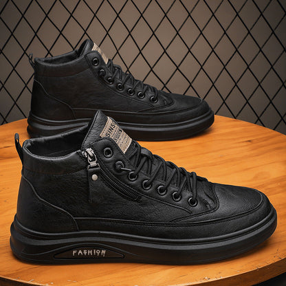 Women High Fashion Sneakers with Detail Zipper and Comfortable Sole