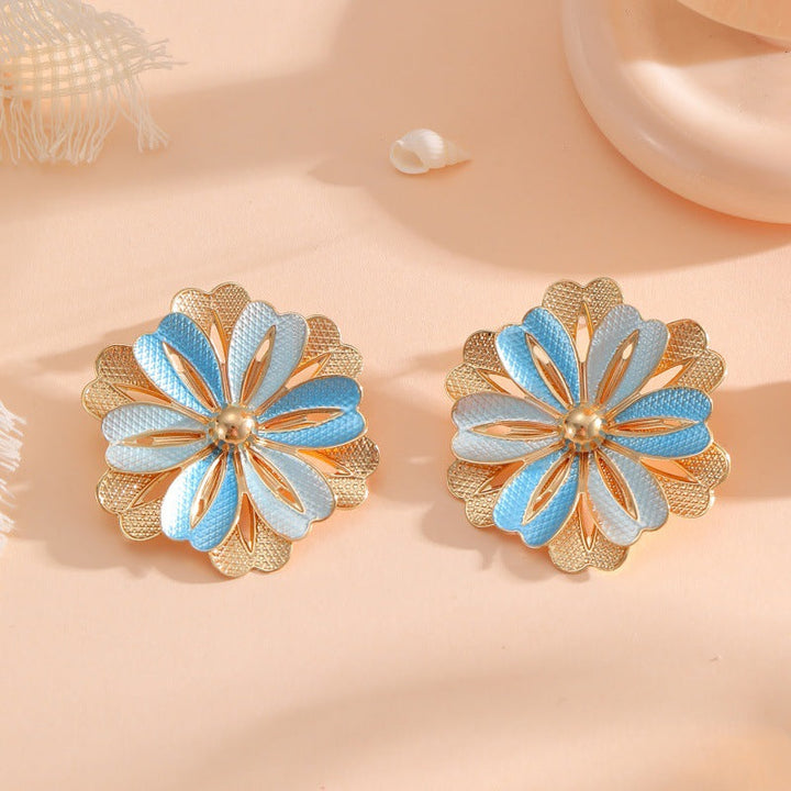 Ladies Hair Clips with Artistic Flower Design Tom Cottons