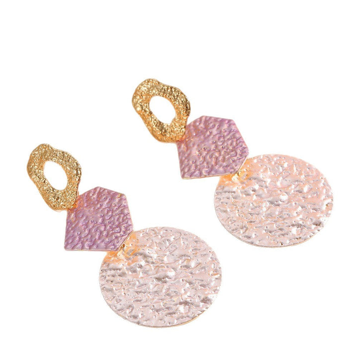 Women's Hanging Earrings with Modern Geometric Design Tom Cottons