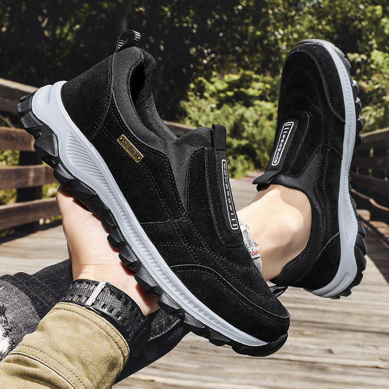 Women's Leisure Slip-On Sneakers with Breathable Upper Material and Non-Slip Sole