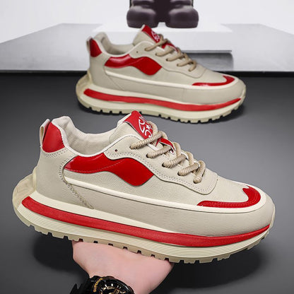 Sport shoes for women with cushioned profile sole and fashion accents