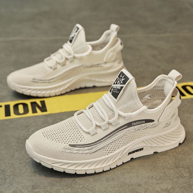 Women's Breathable Leisure Sneakers with Flexible Upper Material and Non-Slip Sole