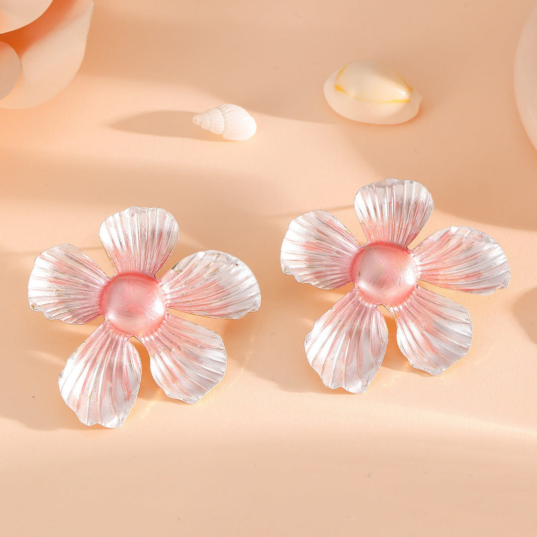 Women's Hair Clips in Artistic Flower Motif Tom Cottons
