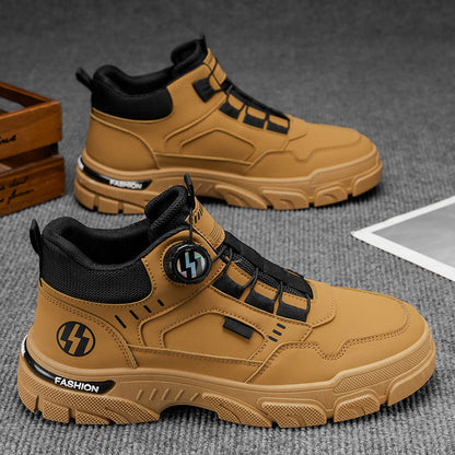 High-top sports shoes for ladies with dynamic and innovative lacing technology