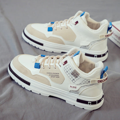 Ladies sporty sneakers with ergonomic cushioning