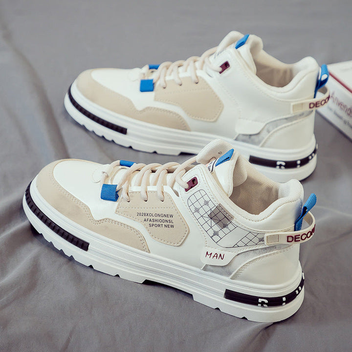 Ladies sporty sneakers with ergonomic cushioning
