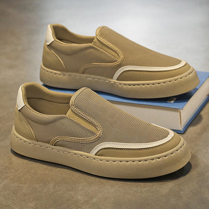 Women's Slip-On Sneakers with breathable mesh structure