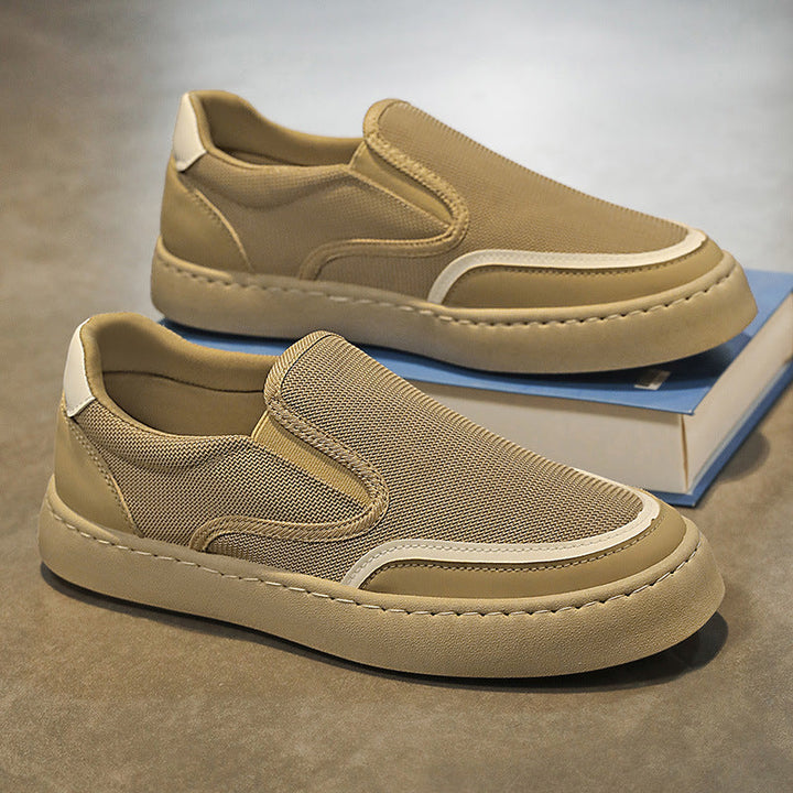 Women's Slip-On Sneakers with breathable mesh structure