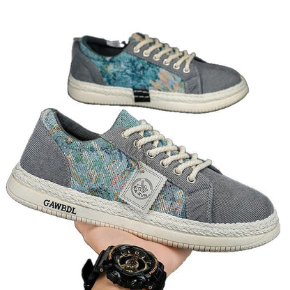 Fashion casual sneakers for ladies with durable upper material and unique design