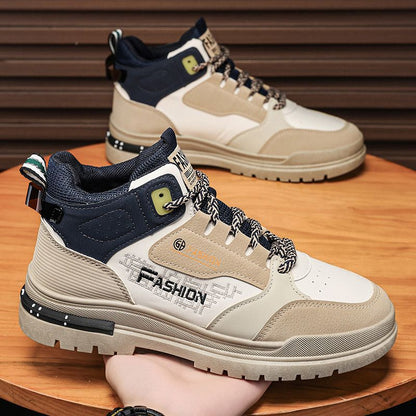 High top athletic sneakers for women with breathable construction and non-slip sole