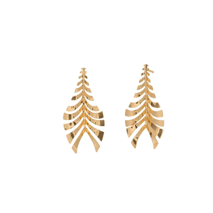 Women Hanging Earrings in Elegant Leaf Design Tom Cottons