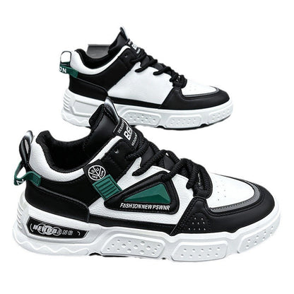 Women's sporty sneakers with cushioning sole and breathable structure