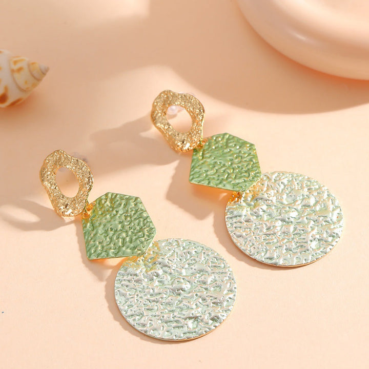 Women's Hanging Earrings with Modern Geometric Design Tom Cottons