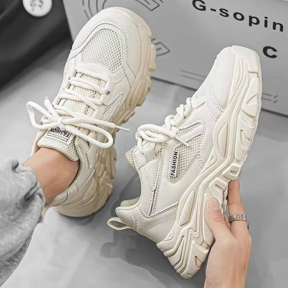 Women’s Sporty Sneakers with Robust Design and Breathable Inserts