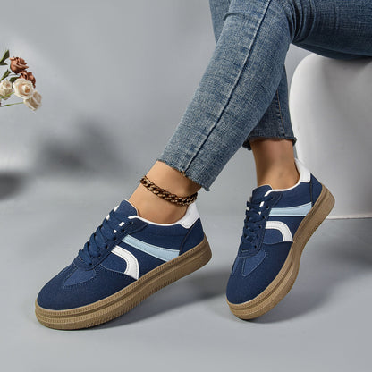Women's sneakers with fashionable upper material and non-slip sole