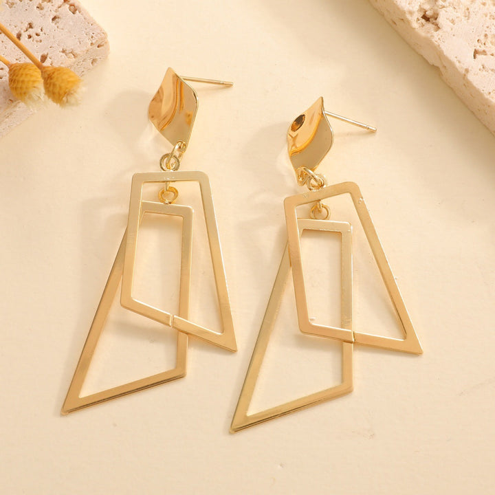 Women's Hanging Earrings in Modern Geometric Design Tom Cottons