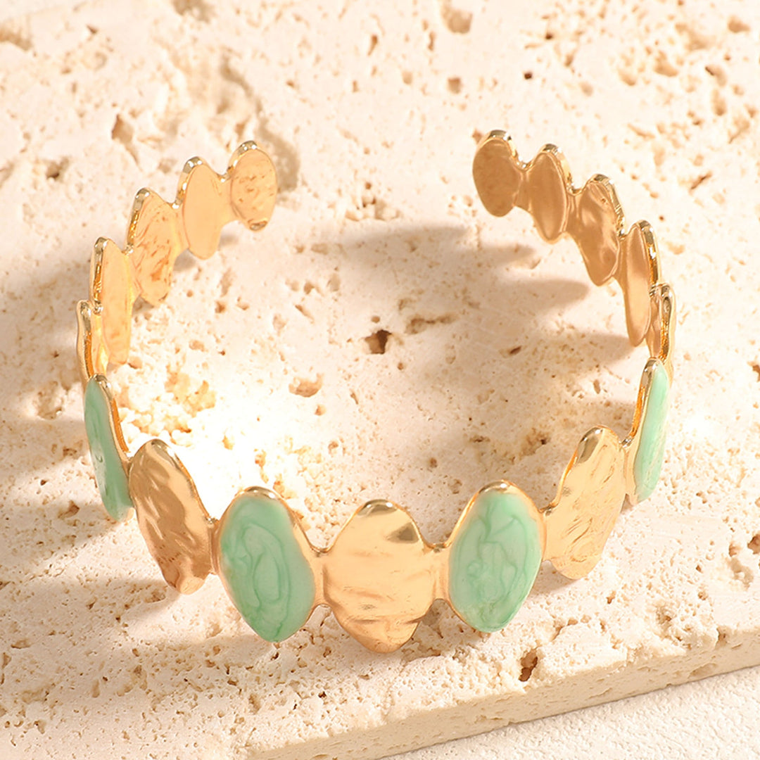 Ladies Open Bangle made of noble metal with elegant motif Tom Cottons