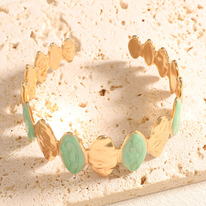 Ladies Open Bangle made of noble metal with elegant motif Tom Cottons