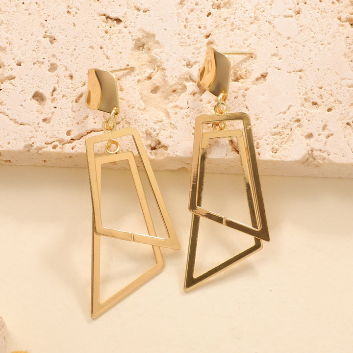 Women's Hanging Earrings in Modern Geometric Design Tom Cottons