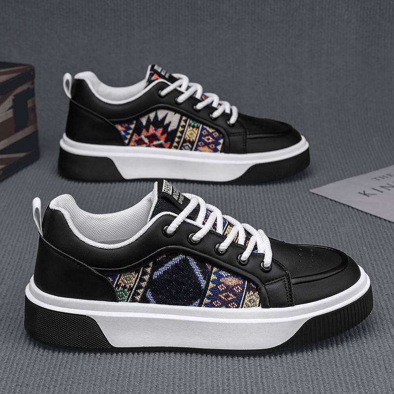 Ethnic style women's sneakers with a sturdy design for daily use