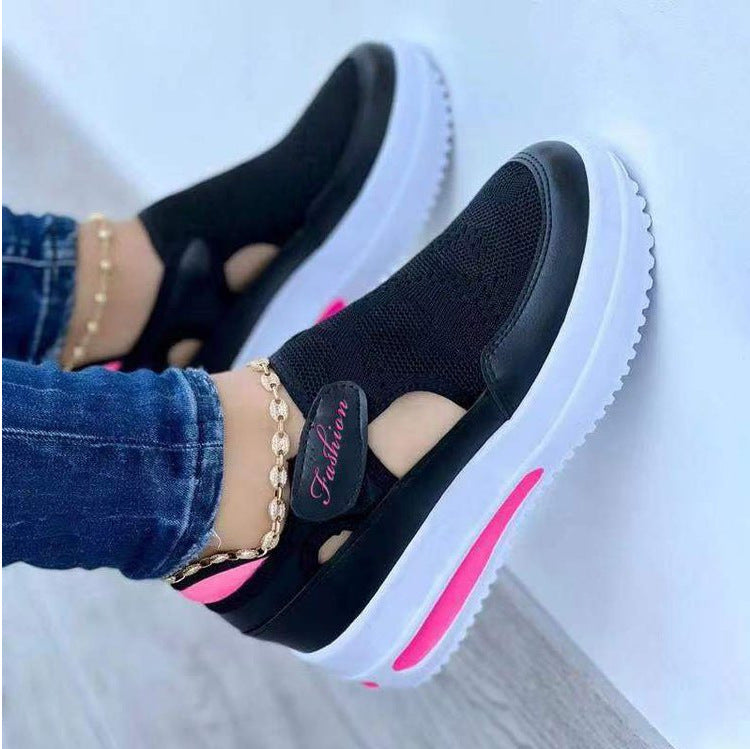 Women's Breathable Slip-On Sneakers with Flexible Design and Padded Sole
