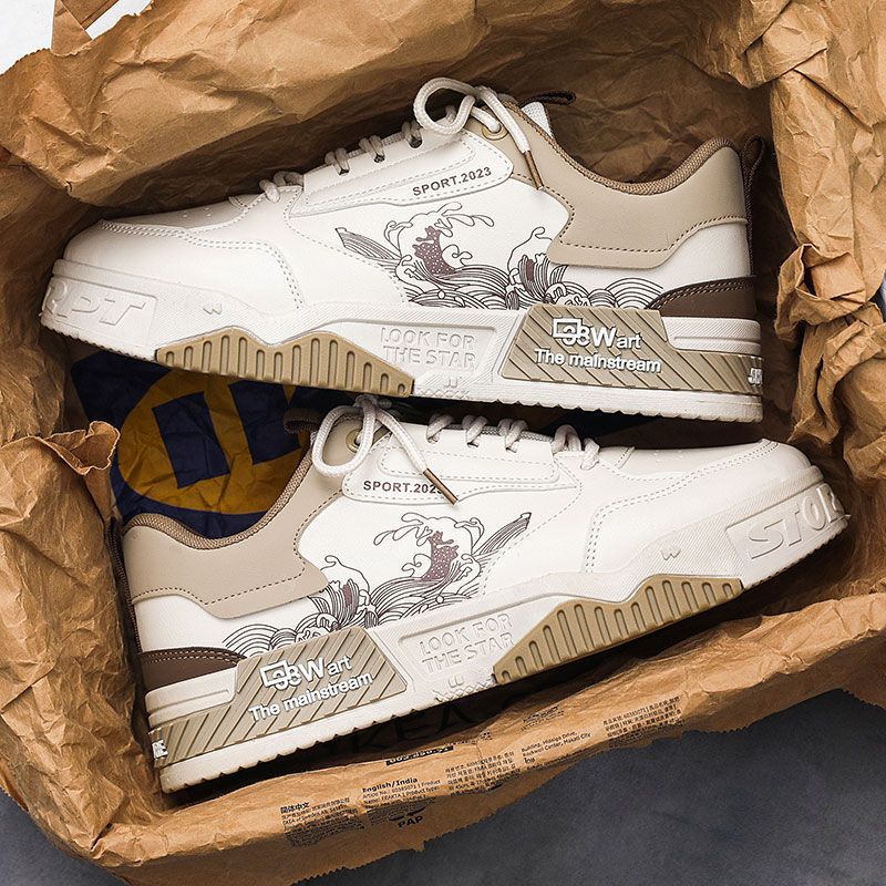 Women's sneakers with a unique artistic design