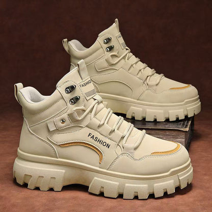 Women's High Sneakers with Robust Profile and Fashionable Design