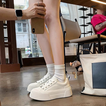 Women's sneakers with elevated sole