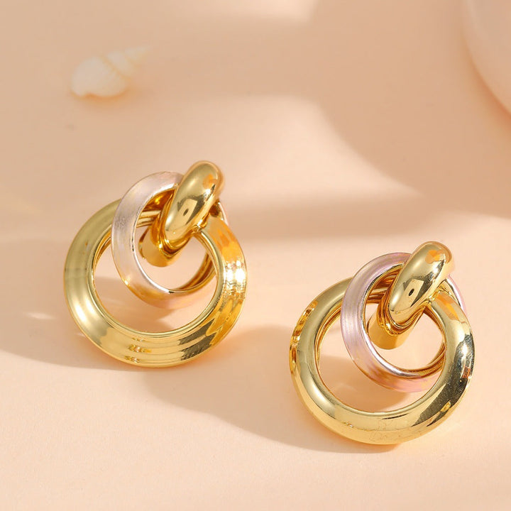Women's earrings in elegant ring design Tom Cottons