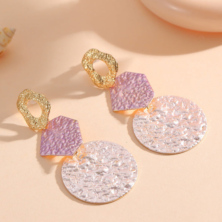 Women's Hanging Earrings with Modern Geometric Design Tom Cottons