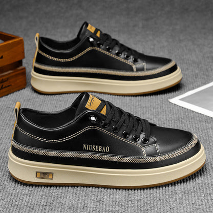 Women’s stylish leather sneakers with comfortable cushioning and slip-resistant sole