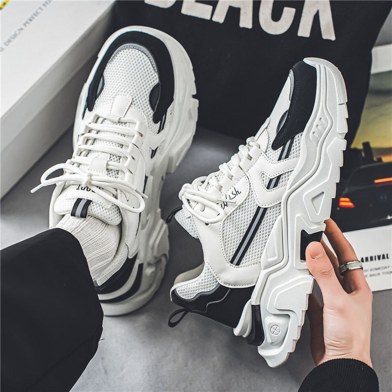 Women's athletic shoes with breathable upper material and cushioned sole