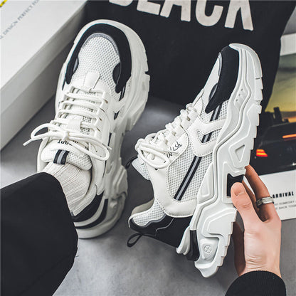 Women's athletic shoes with breathable upper material and cushioned sole