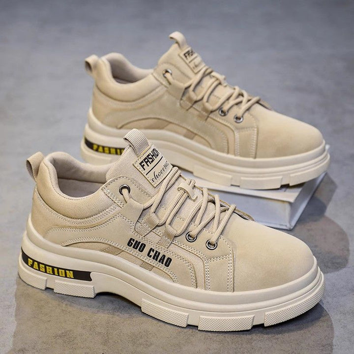 Elegant and comfortable women's sneakers with thick sole
