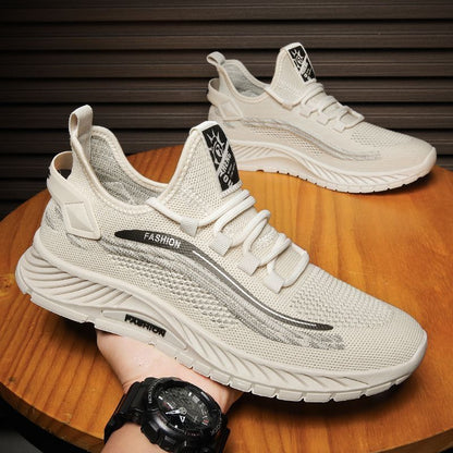 Women's Breathable Leisure Sneakers with Flexible Upper Material and Non-Slip Sole