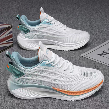 Women's fashion sneakers with innovative cushioning technology and futuristic design