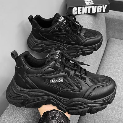 Women’s Sporty Sneakers with Robust Design and Breathable Inserts