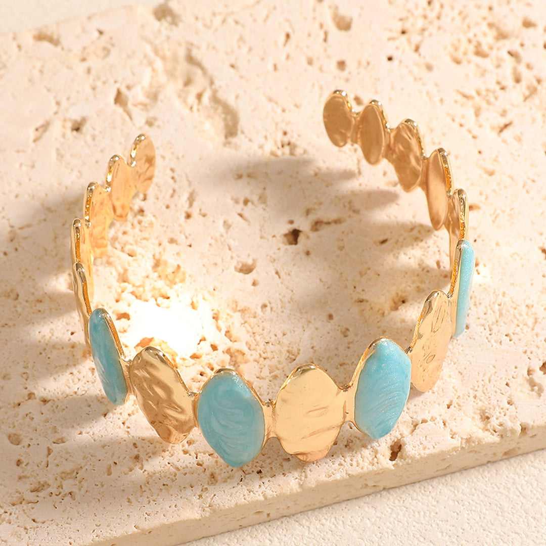 Ladies Open Bangle made of noble metal with elegant motif Tom Cottons