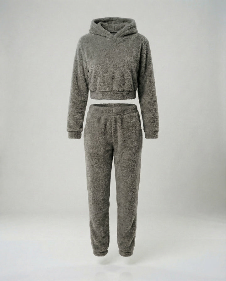 Women's Lounge Suit with Cropped Jacket